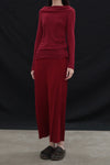 SWAYING 25 Early Spring Water-soluble Wool Fake Two-piece Sweater Series SW-SW25PS1T06-HONG Red SW-SW25PS1T06